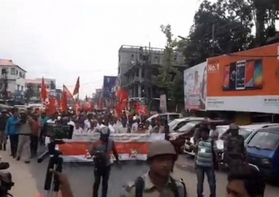 LS Election : CPI-Mâ€™s massive rally in Agartala-Rajpath